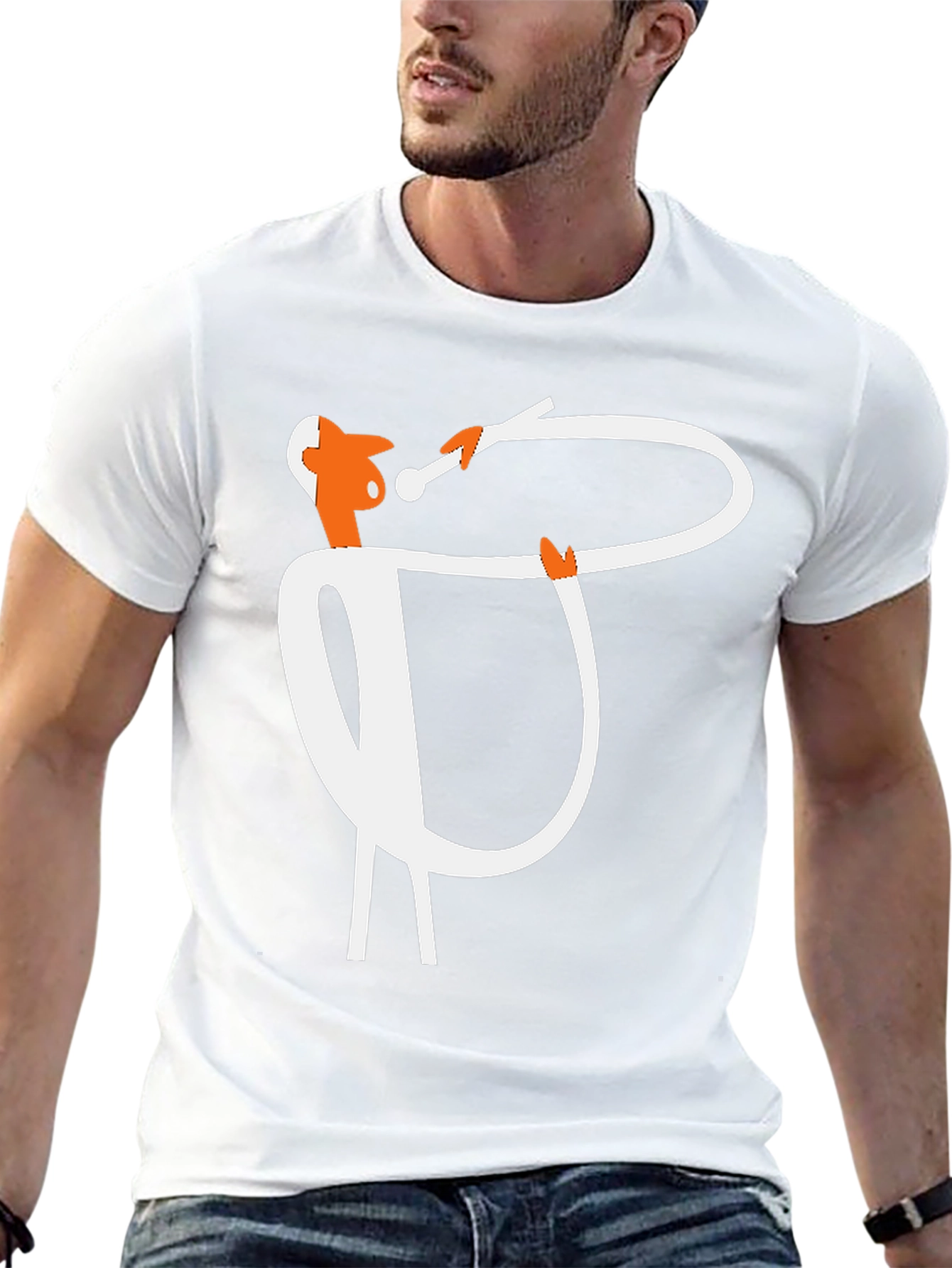 Abstract Musician Black T-Shirt