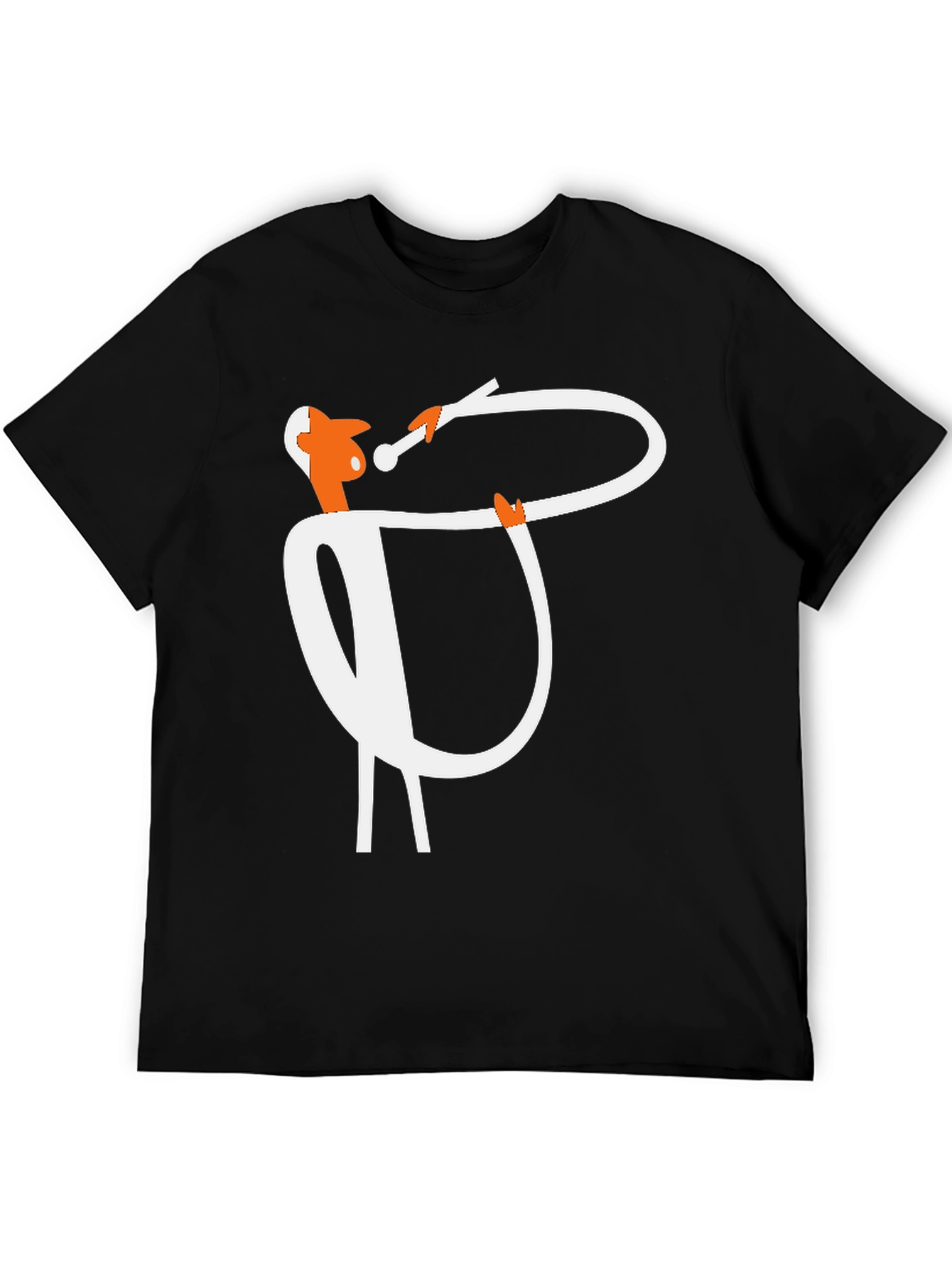 Abstract Musician Black T-Shirt
