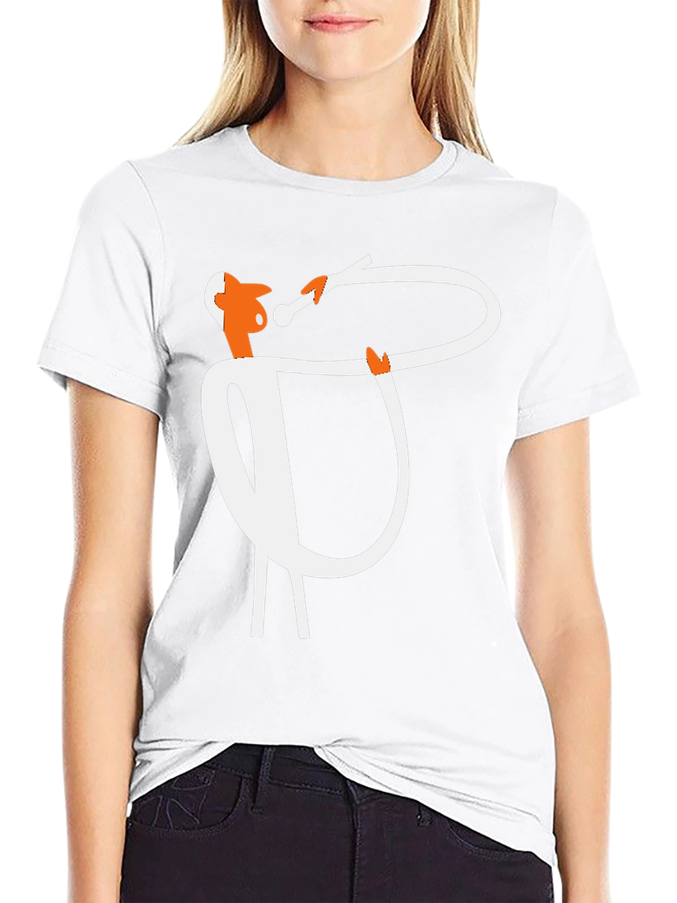 Abstract Musician Black T-Shirt