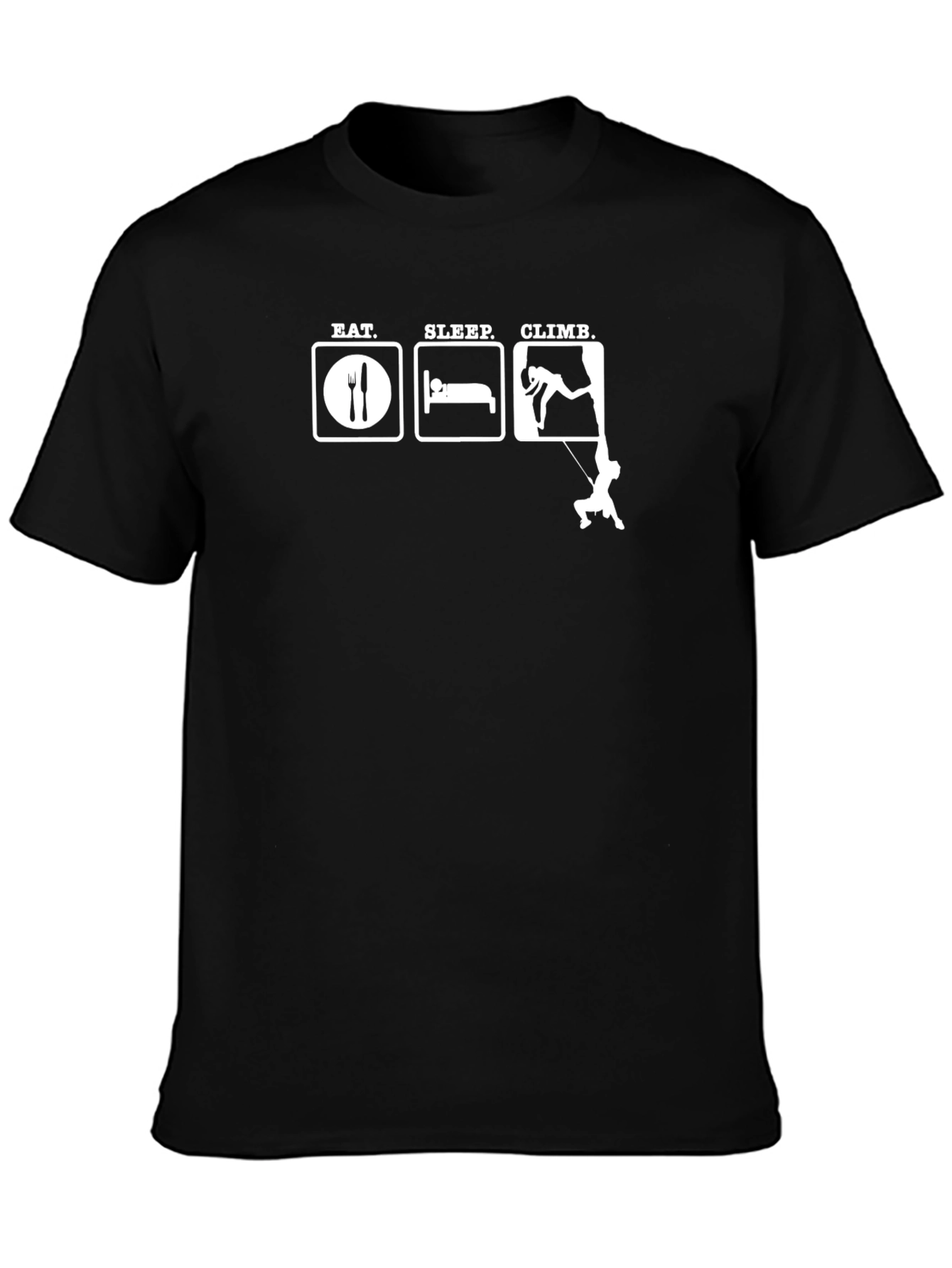 Eat Sleep Climb T-Shirt - Rock Climbing Apparel