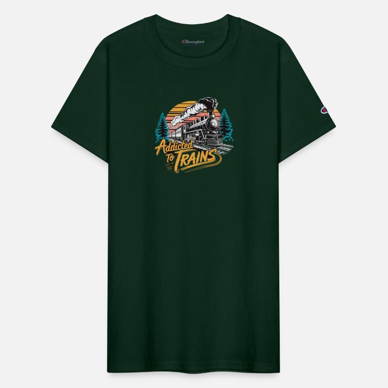 Addicted To Trains for a Train Lover & Locomotive