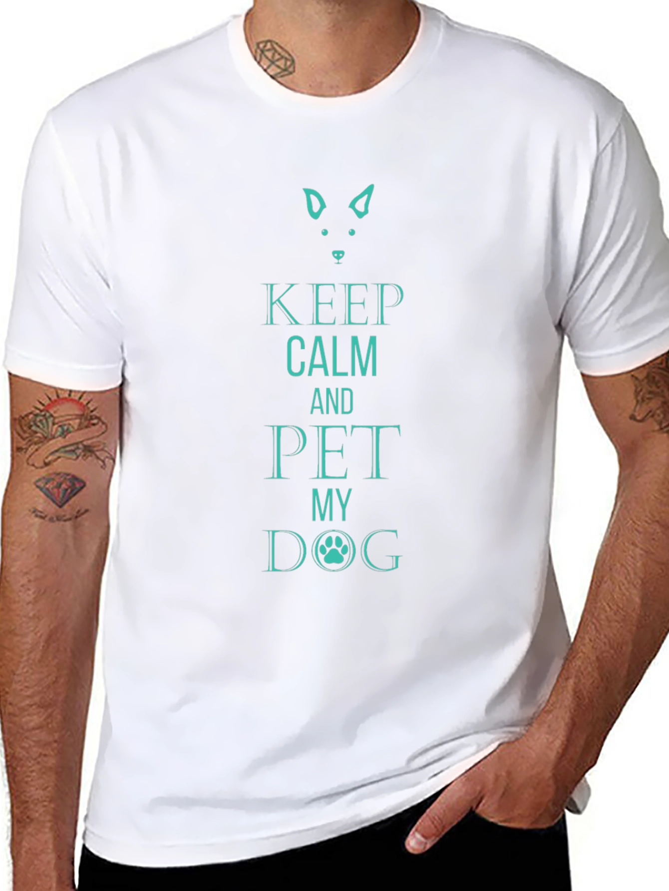 Keep Calm and Pet My Dog T-Shirt