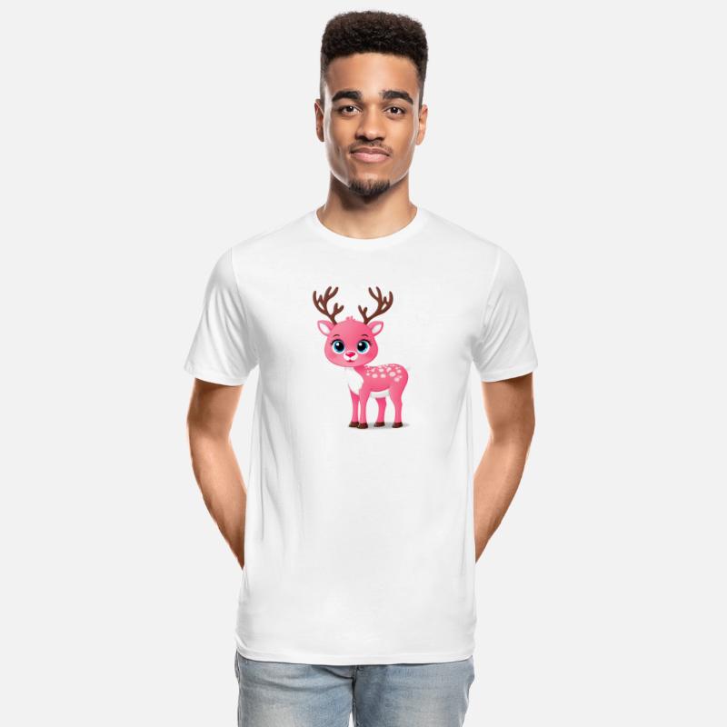 Adorable Pink Reindeer