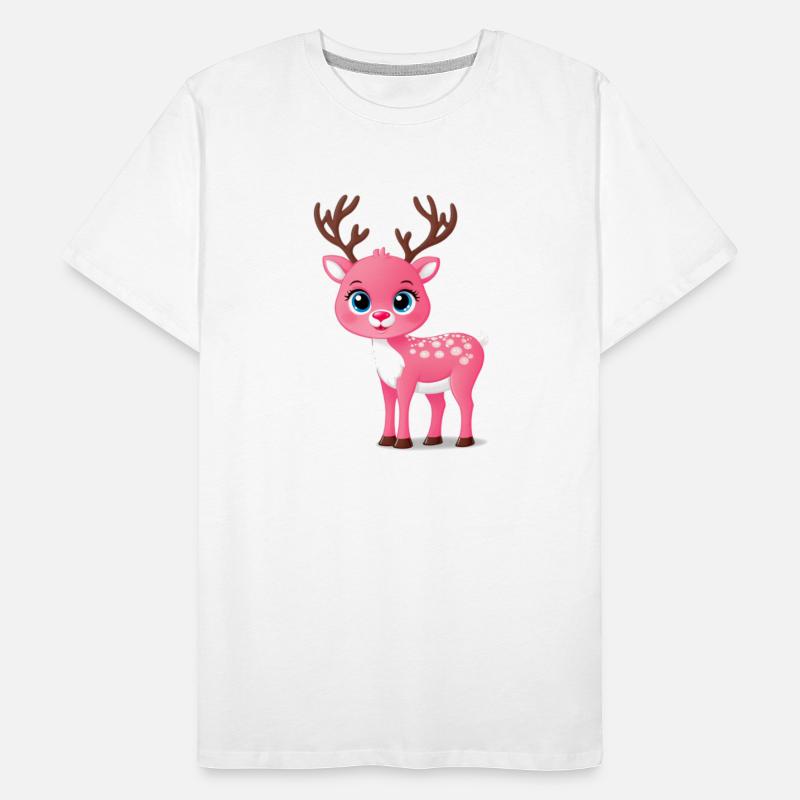 Adorable Pink Reindeer