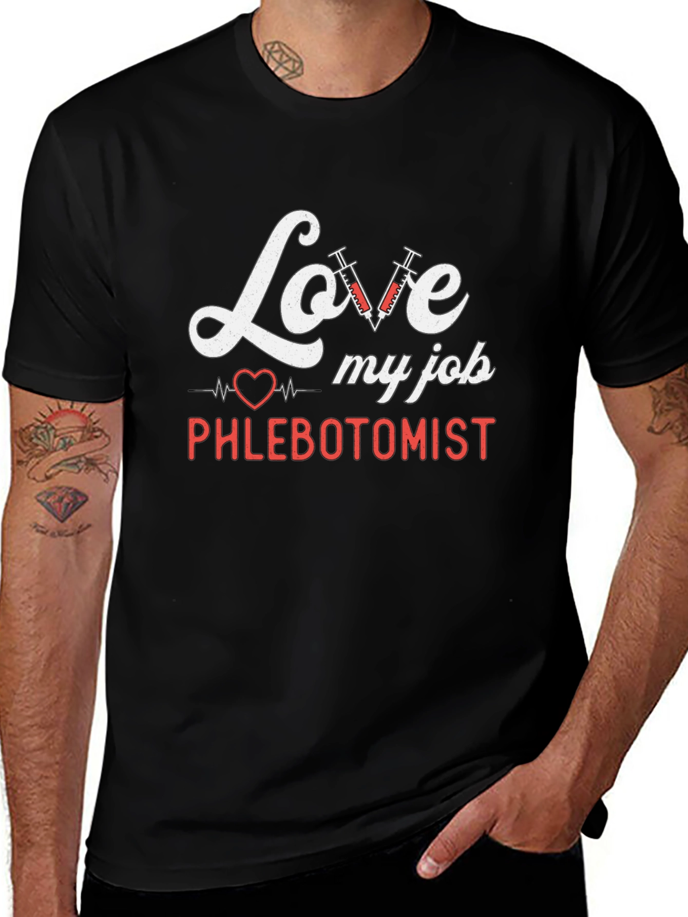 Love My Job Phlebotomist T-Shirt
