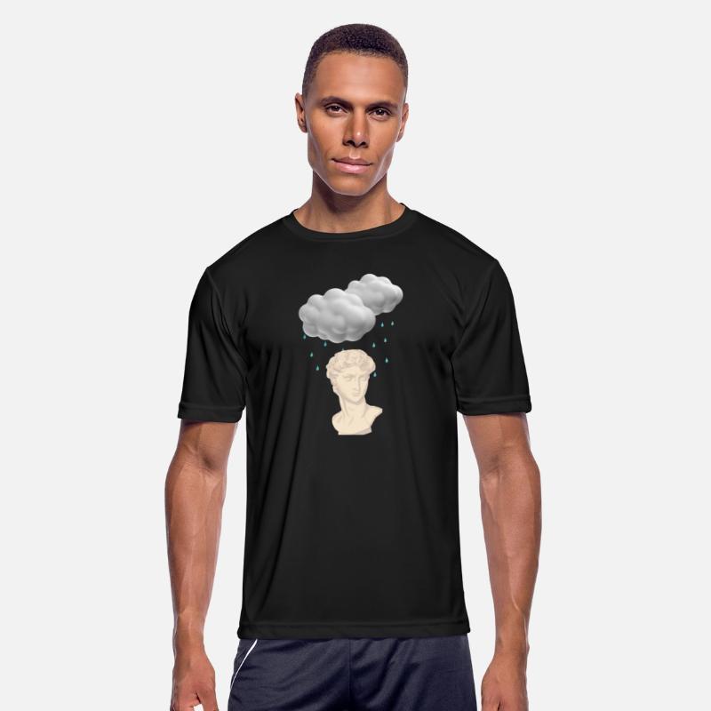 Aesthetic Statue rain