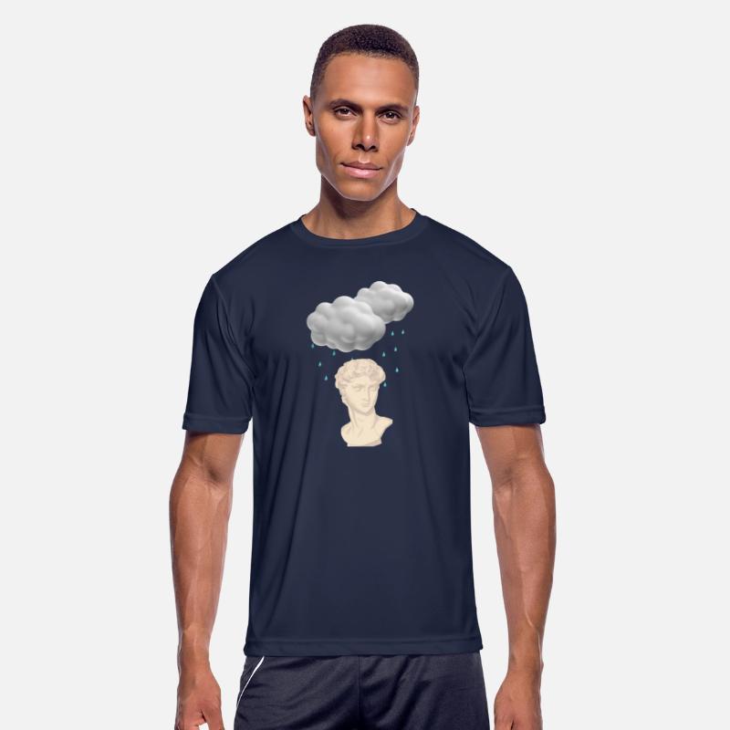 Aesthetic Statue rain