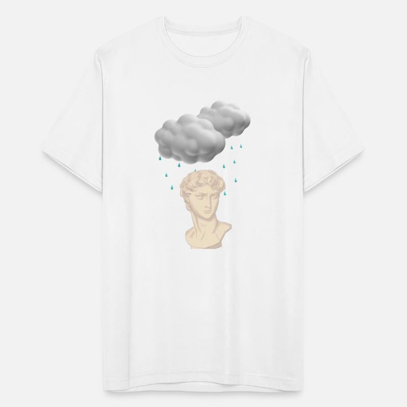 Aesthetic Statue rain