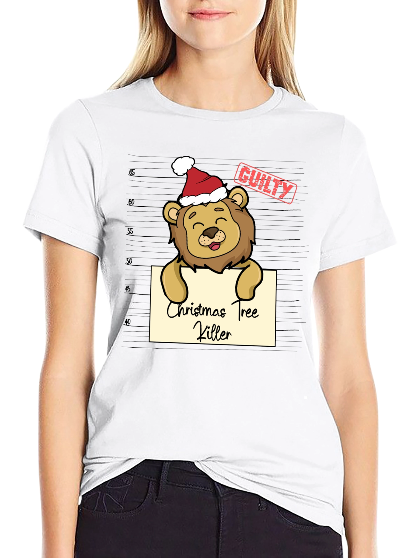 Christmas Tree Killer Mugshot T-Shirt