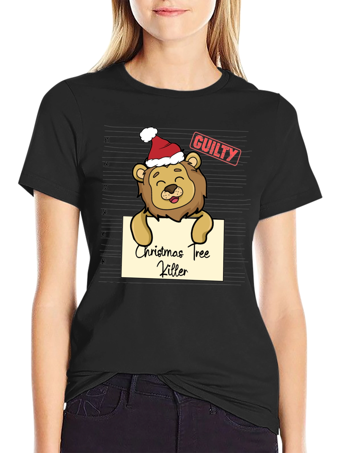 Christmas Tree Killer Mugshot T-Shirt