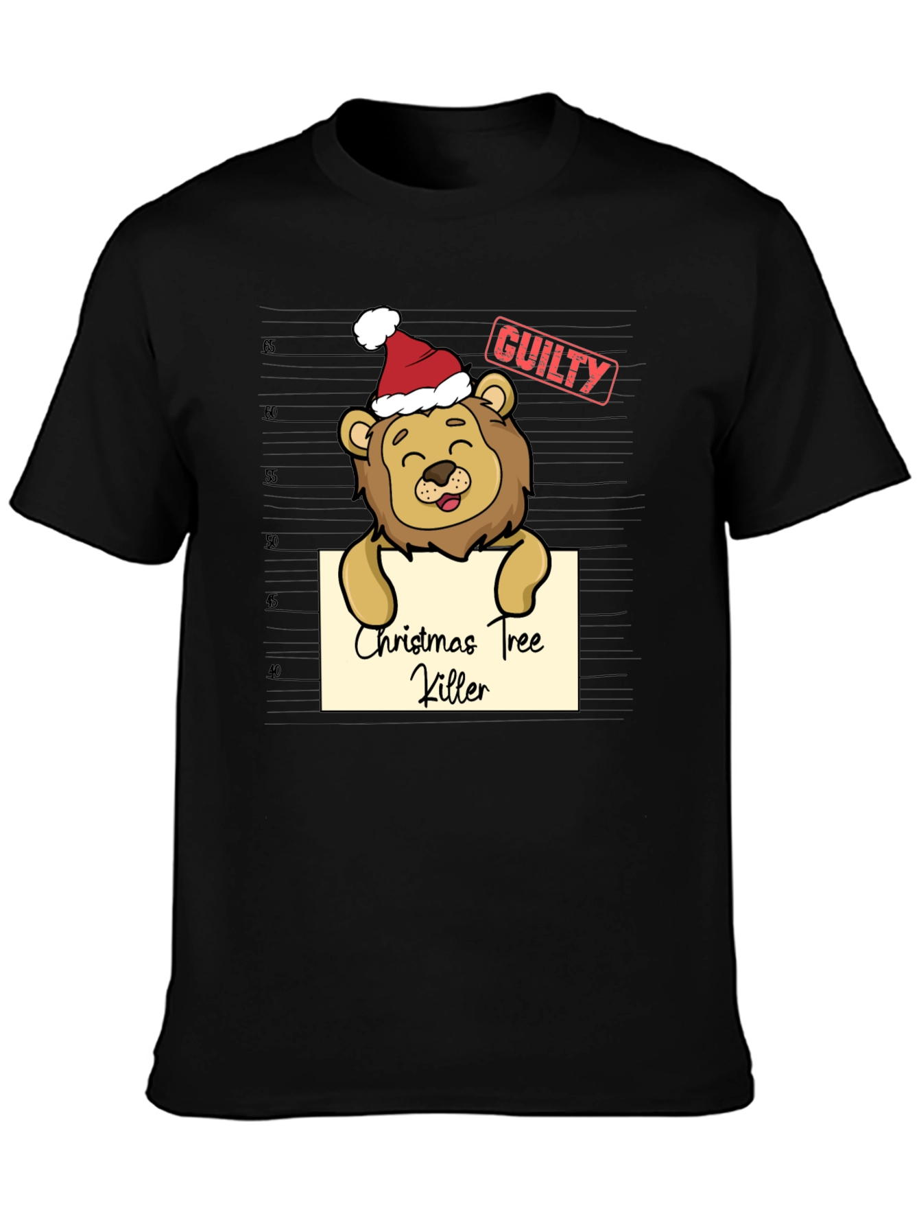 Christmas Tree Killer Mugshot T-Shirt