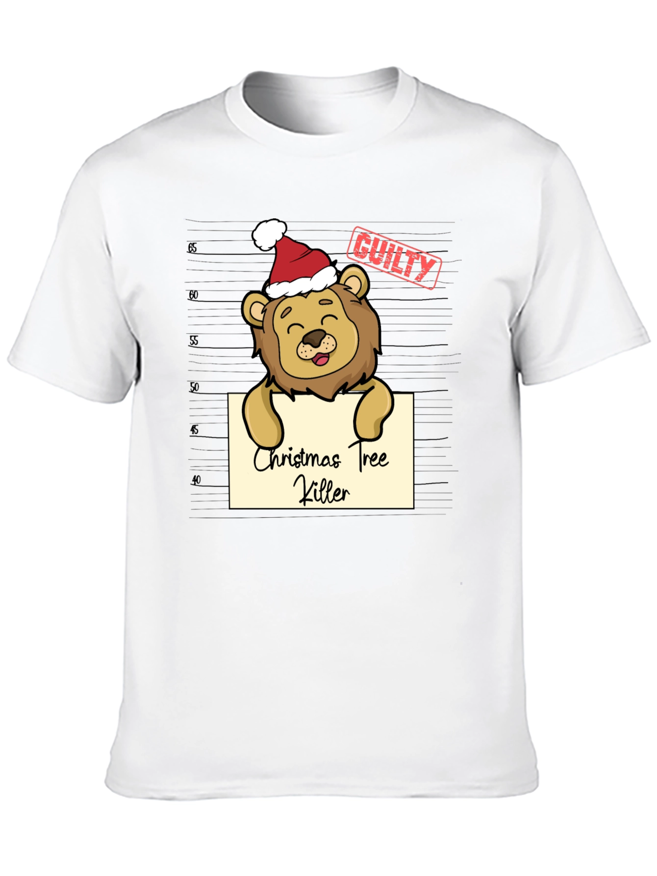 Christmas Tree Killer Mugshot T-Shirt