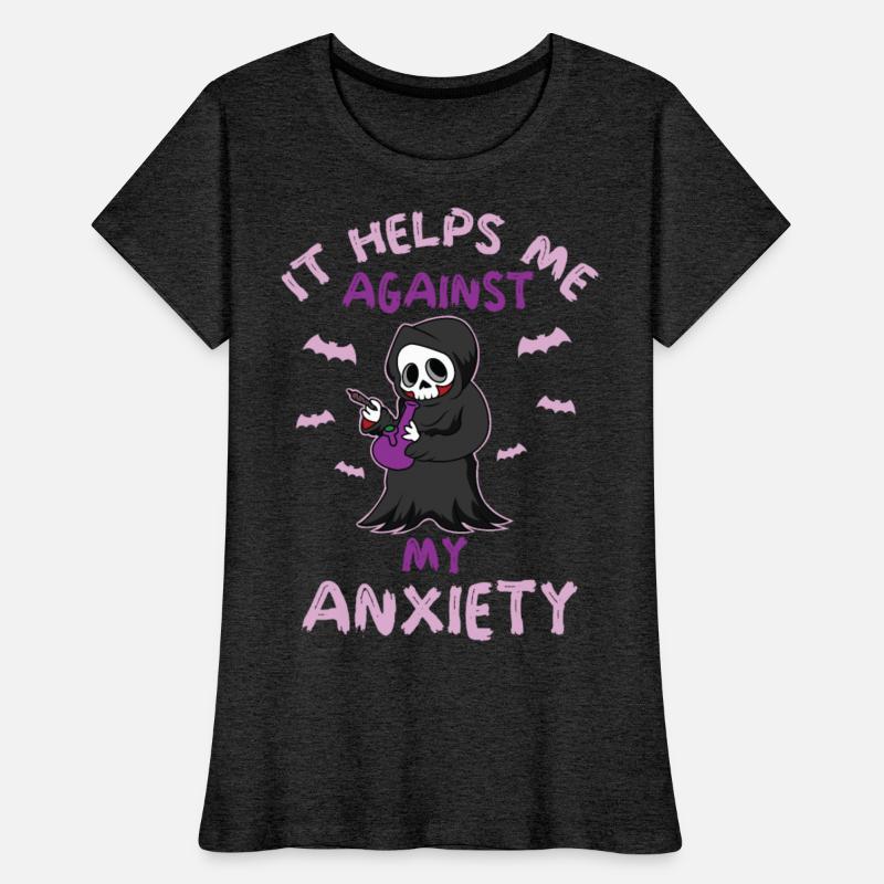 Against My Anxiety Smoking Marijuana Weed