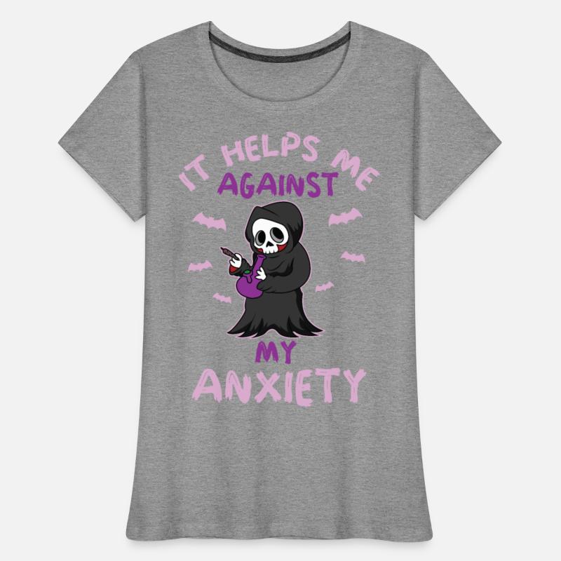 Against My Anxiety Smoking Marijuana Weed