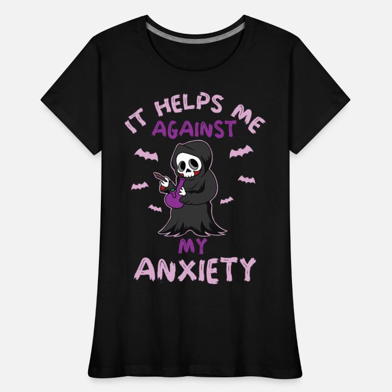 Against My Anxiety Smoking Marijuana Weed