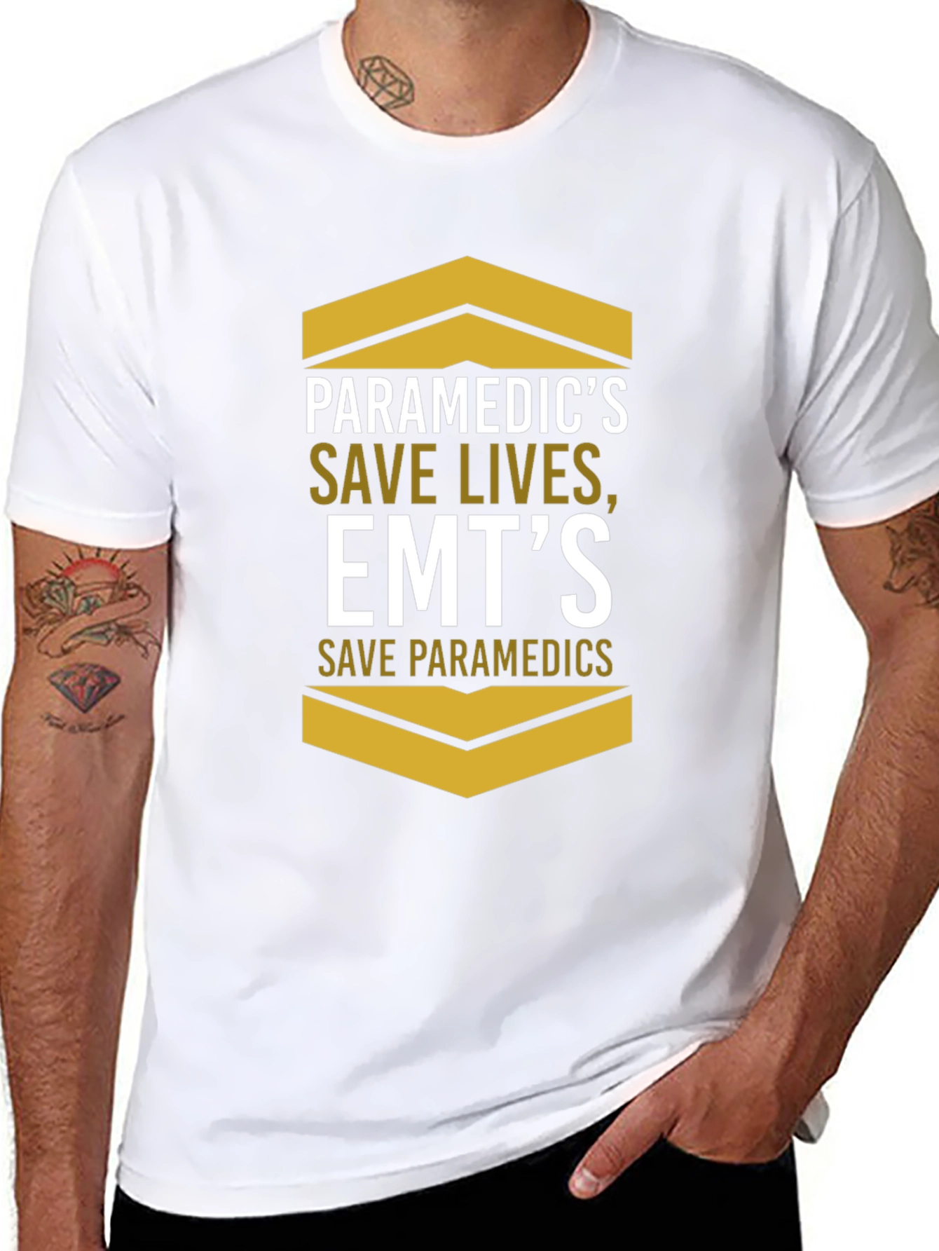 Paramedic EMT T-Shirt - Save Lives Medical Tee