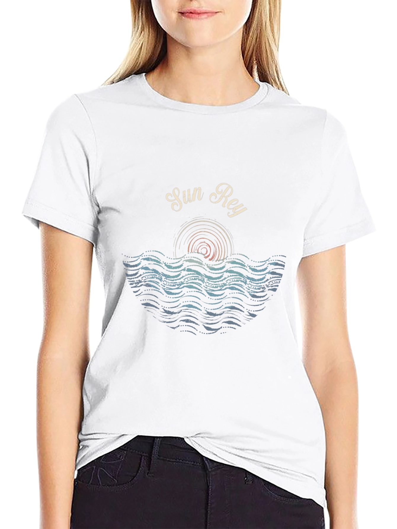 Sun Ray Graphic Tee - Coastal Vibe