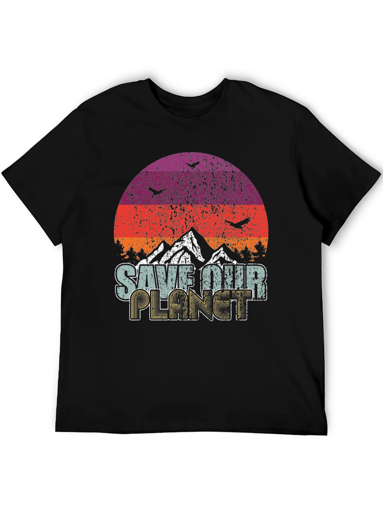 Retro Save Our Planet Graphic Tee