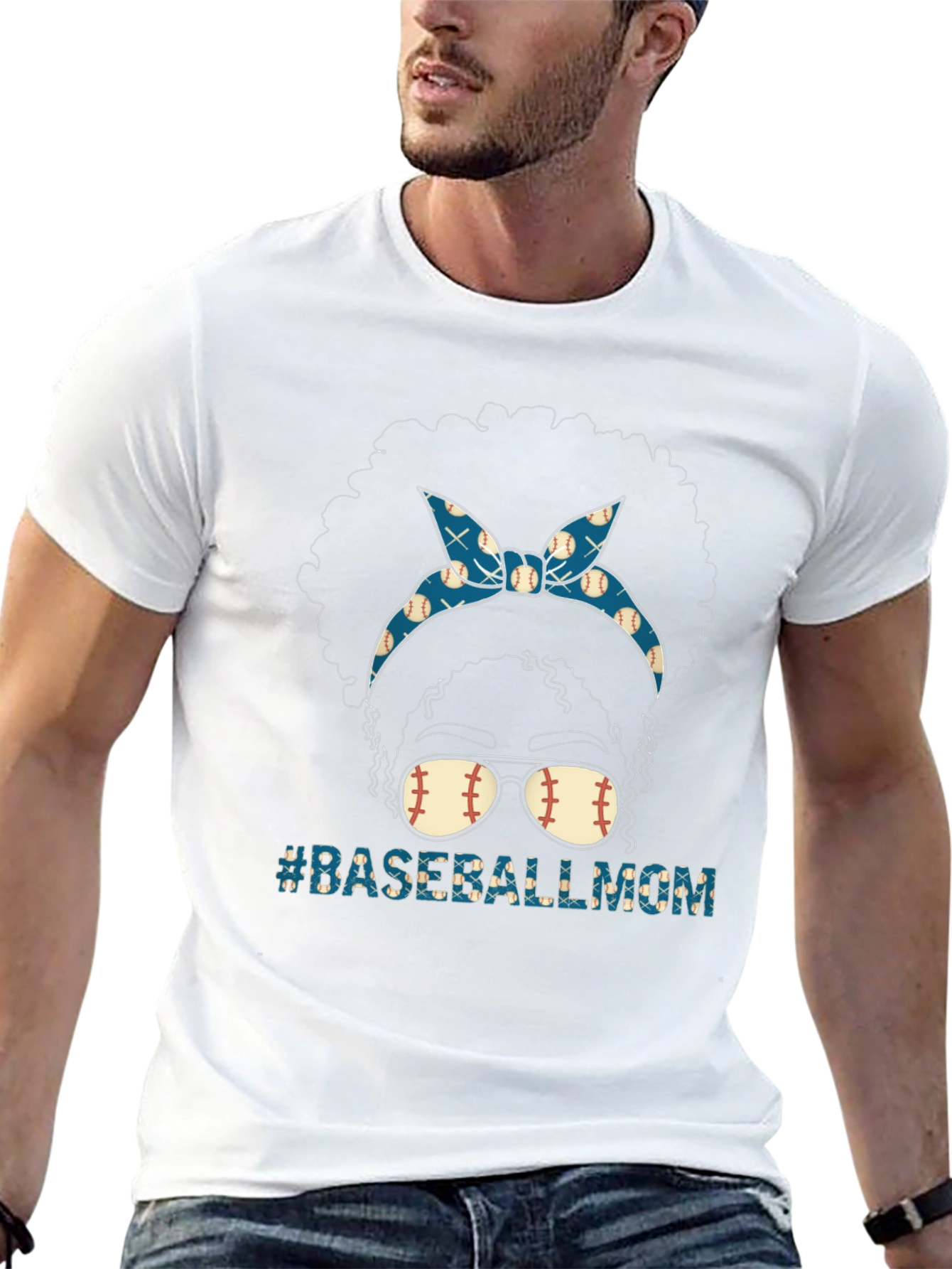 Baseball Mom Graphic T-Shirt