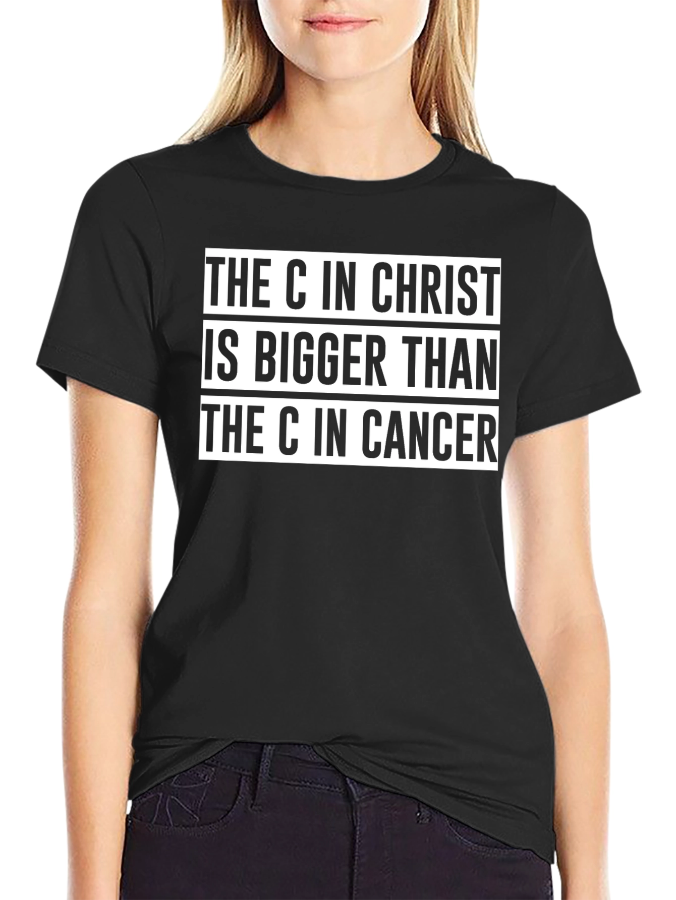 Christ is Bigger Than Cancer Graphic Tee