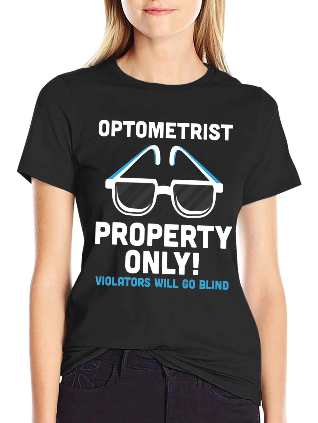 Optometrist Property T-Shirt Funny Eye Doctor Tee