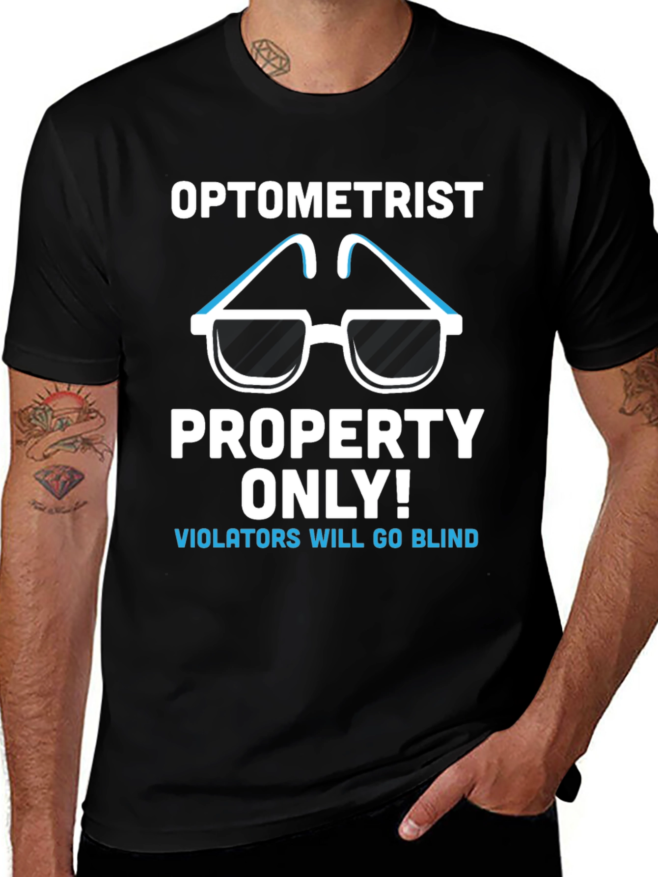 Optometrist Property T-Shirt Funny Eye Doctor Tee
