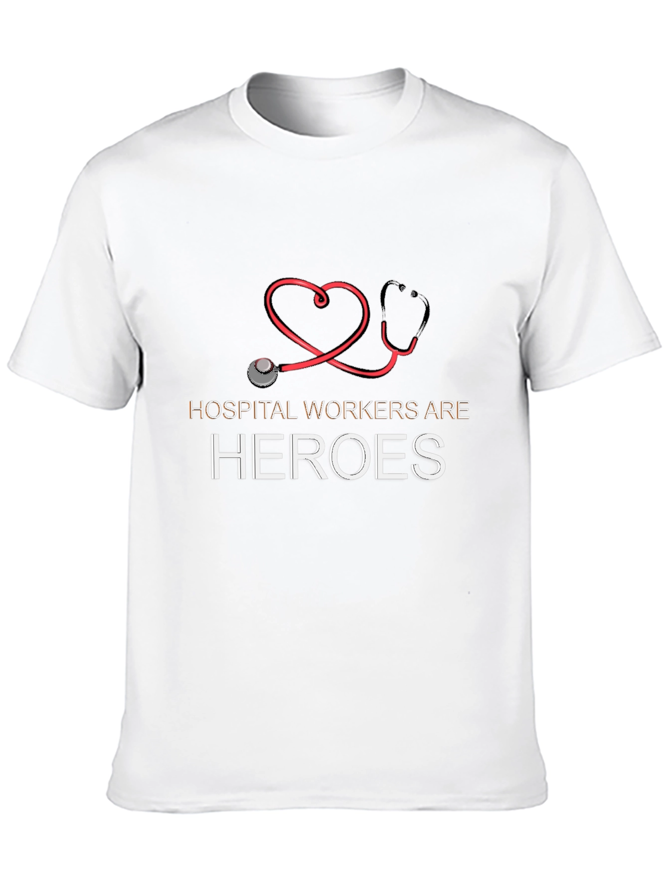 Hospital Workers Are Heroes Graphic Tee