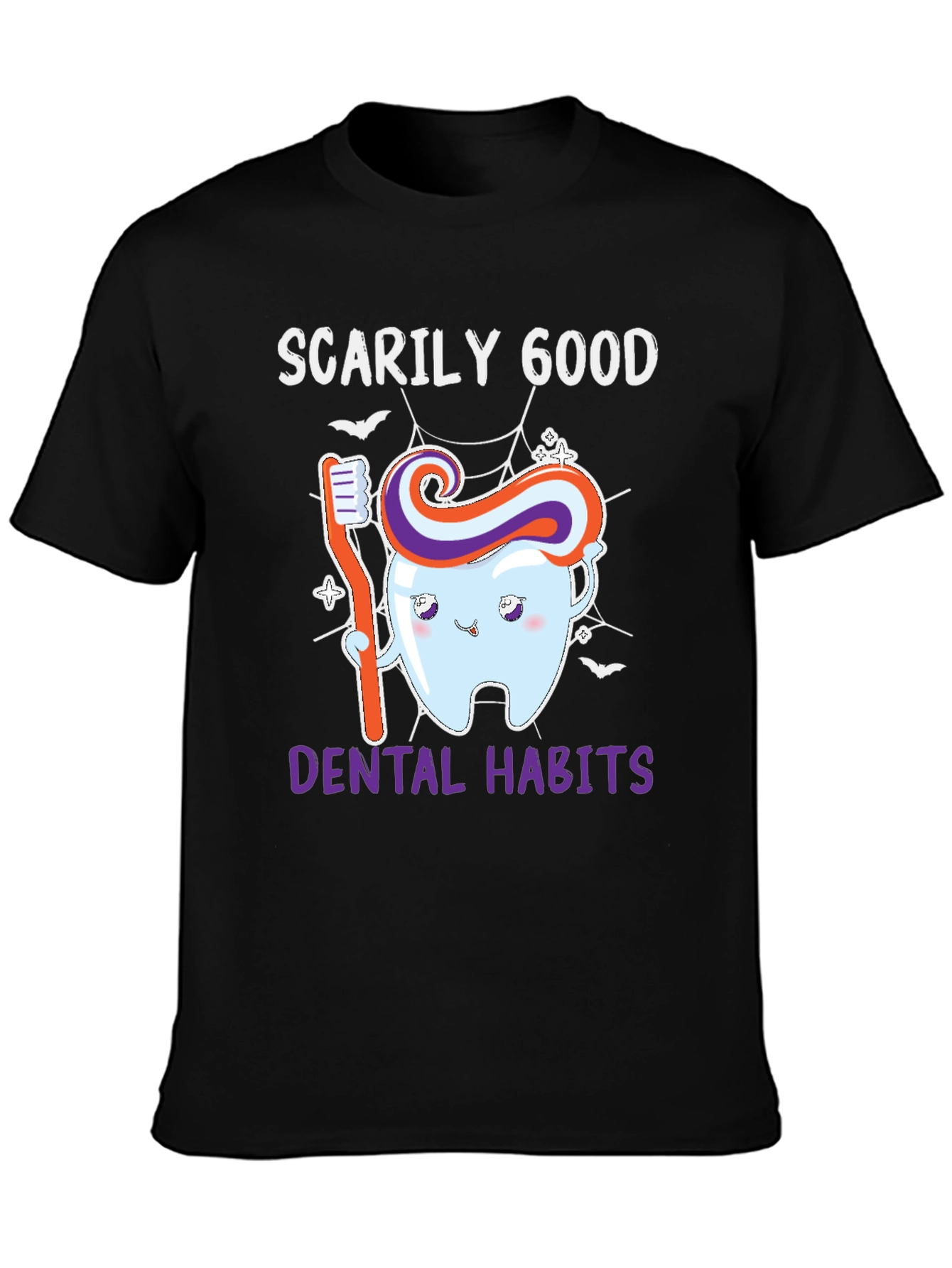 Scarily Good Dental Habits Halloween T-Shirt