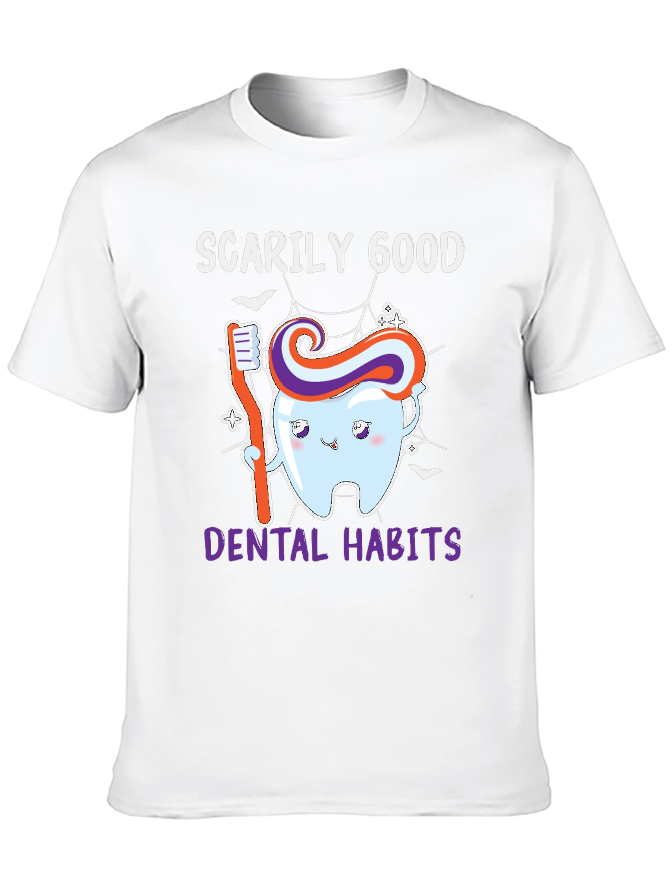 Scarily Good Dental Habits Halloween T-Shirt