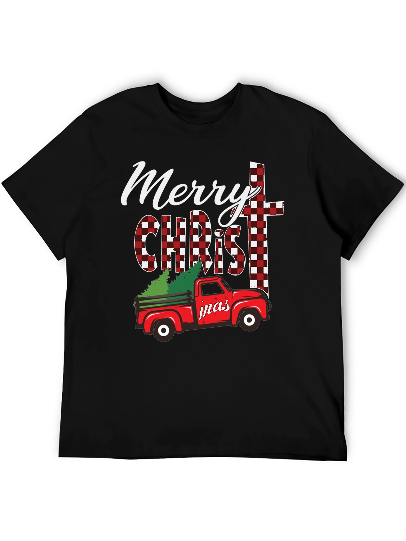 Merry Christmas Truck Graphic Tee