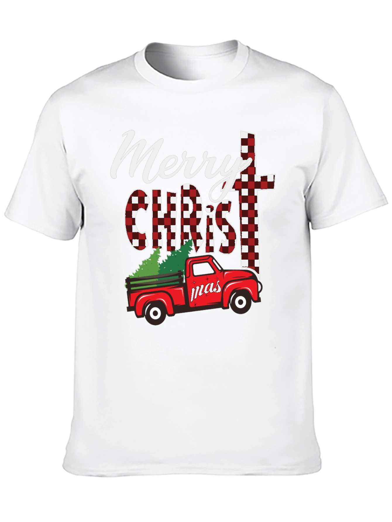 Merry Christmas Truck Graphic Tee