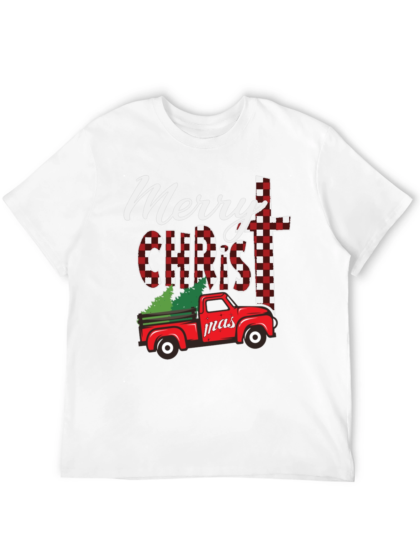 Merry Christmas Truck Graphic Tee