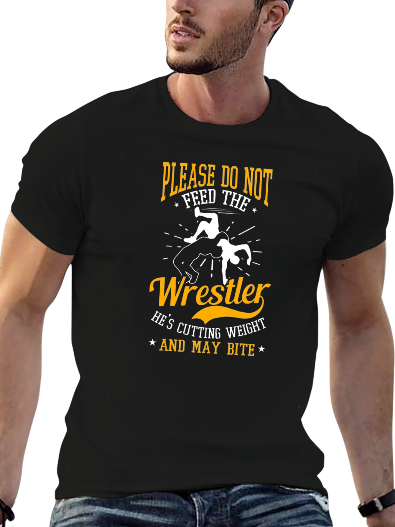 Wrestler Cutting Weight Funny T-Shirt