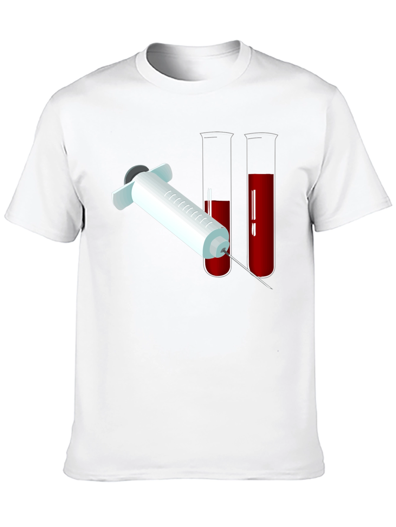 Blood Draw Graphic T-Shirt - Black Cotton Tee