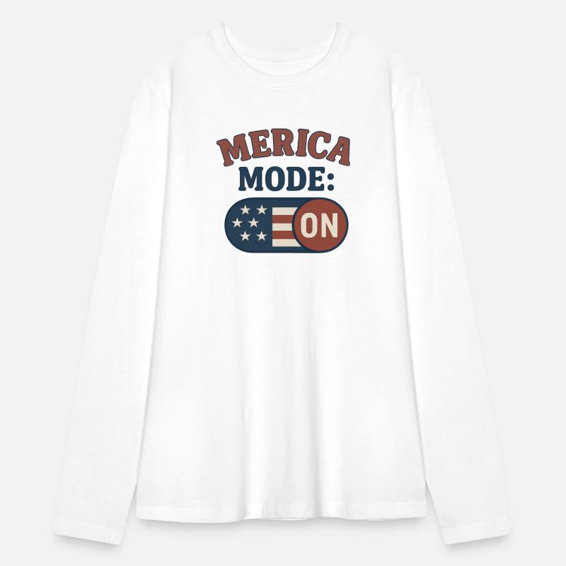 America Mode On Retro Badge