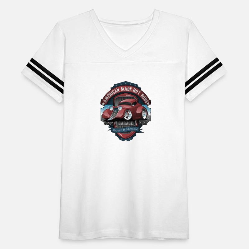 American Hot Rods Garage Vintage Car Sign Cartoon