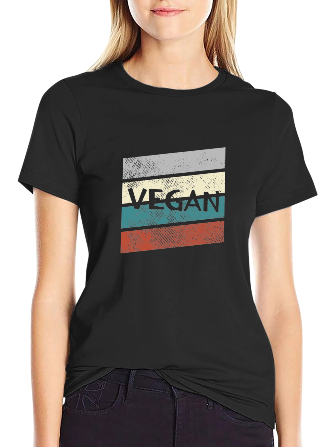 Retro Vegan T-Shirt - Stylish & Comfortable