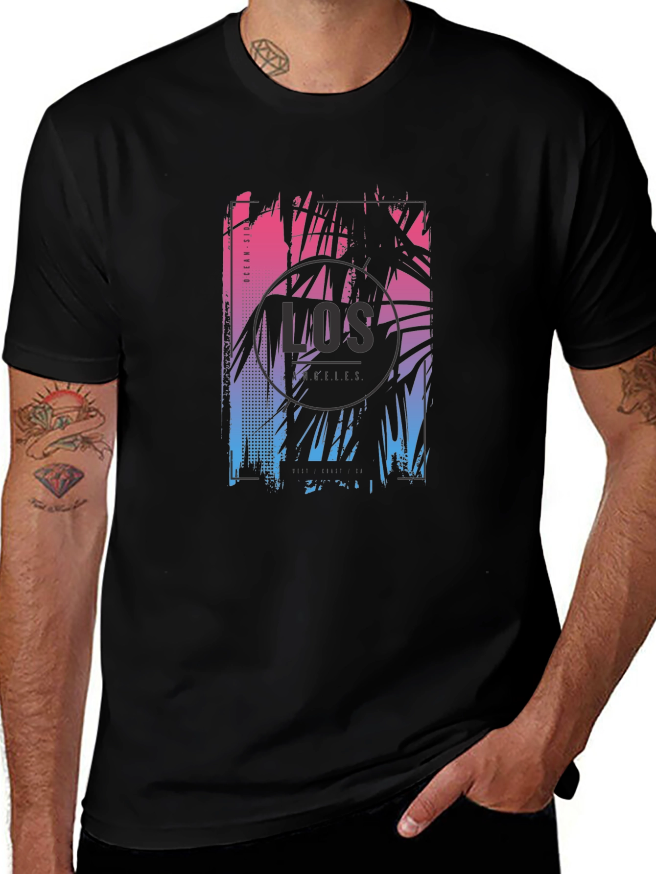 Los Angeles Palms T-Shirt - Stylish Graphic Tee