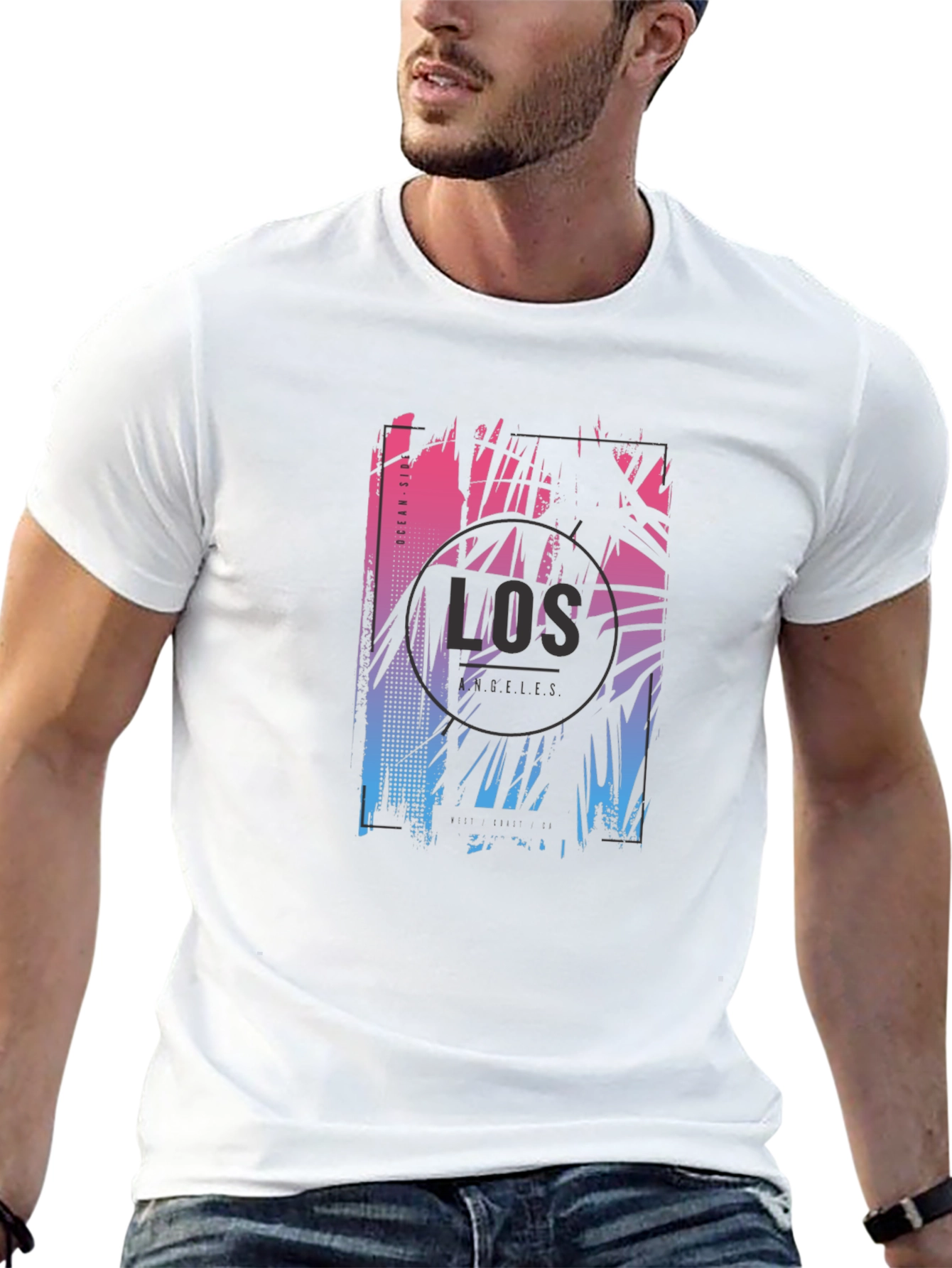 Los Angeles Palms T-Shirt - Stylish Graphic Tee