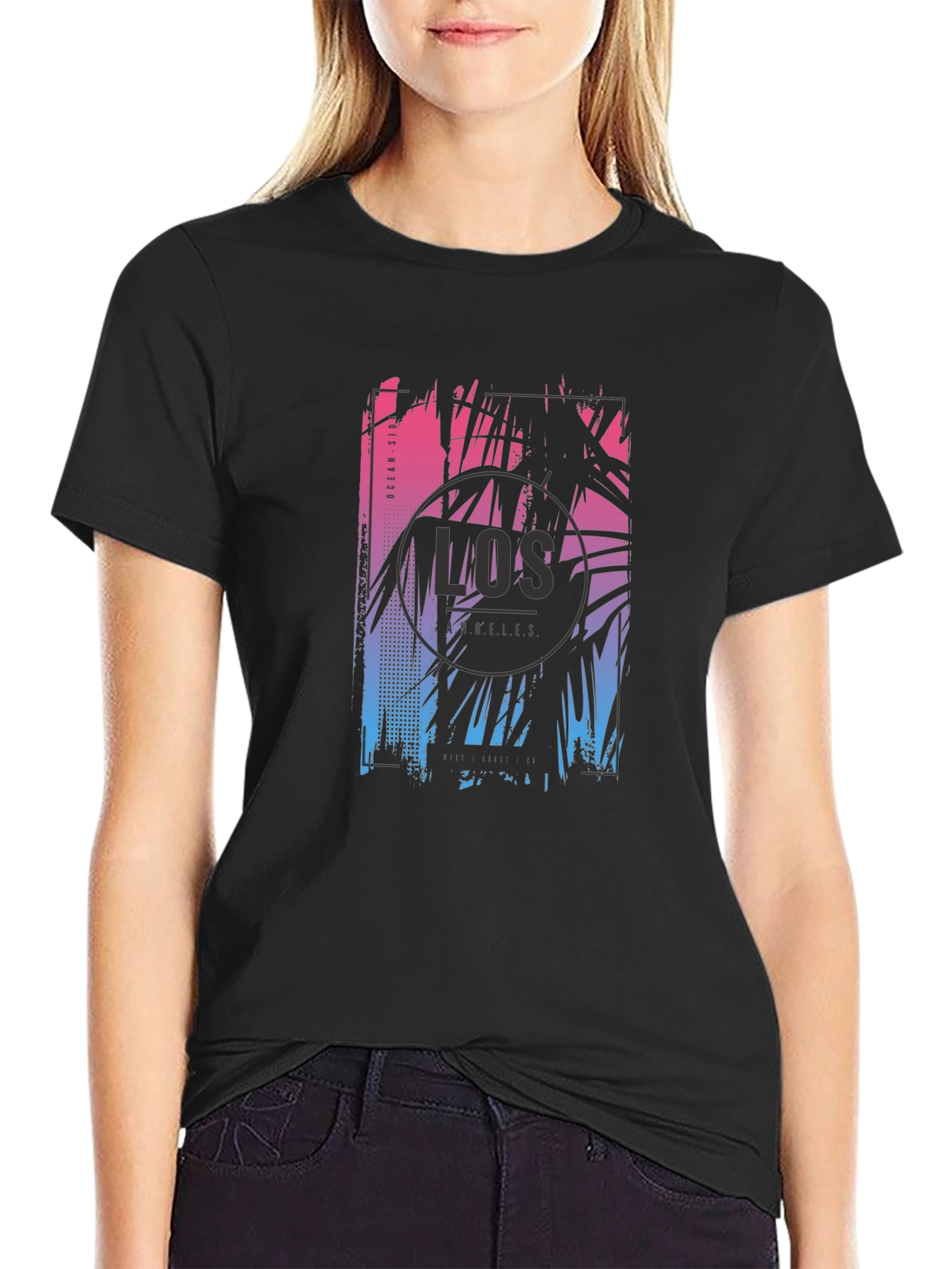 Los Angeles Palms T-Shirt - Stylish Graphic Tee