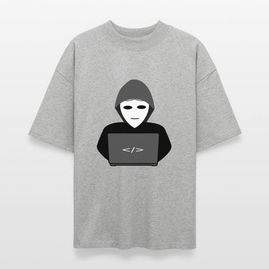 Anonymous hacker behind pc