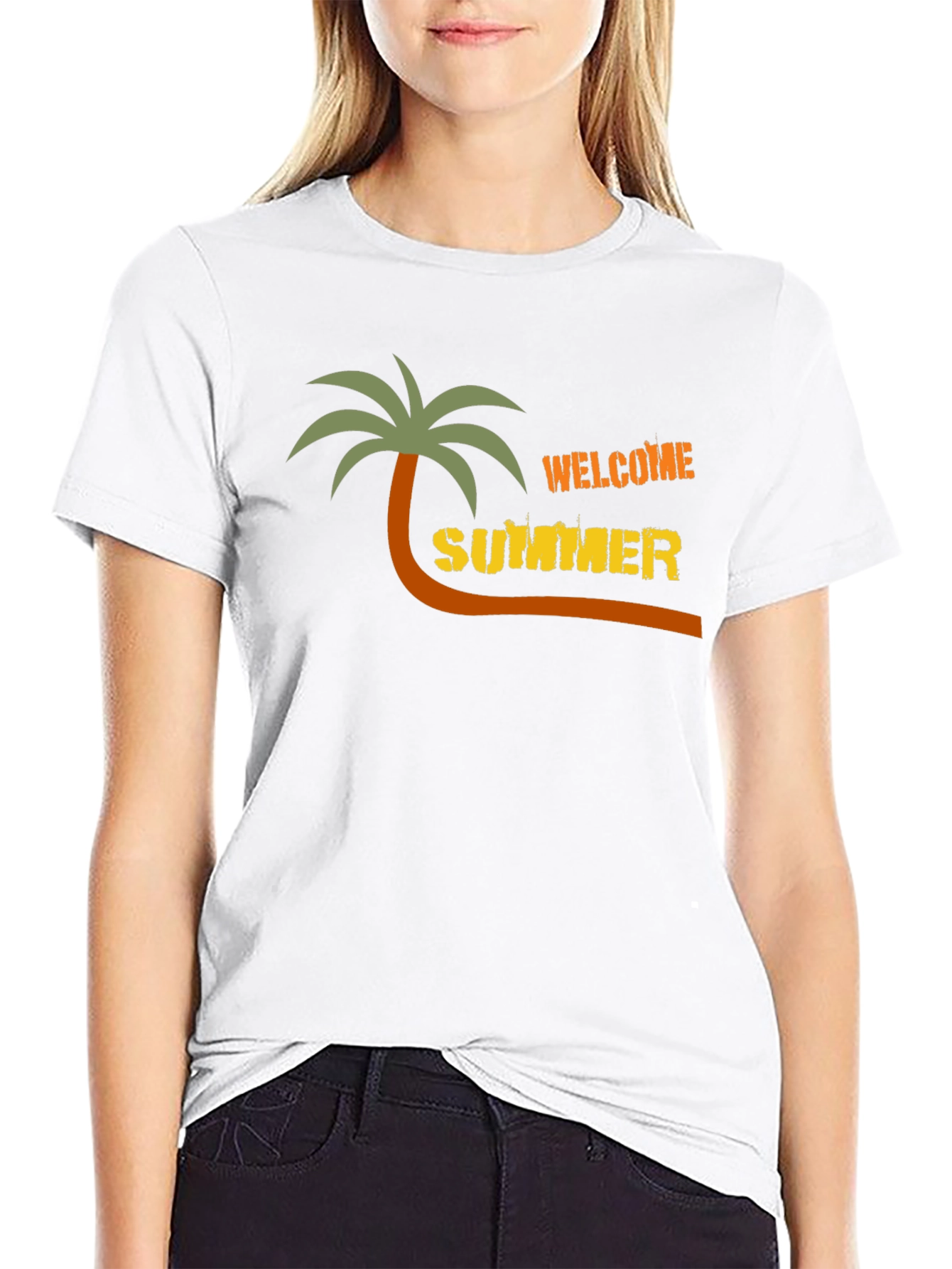 Welcome Summer T-Shirt - Black