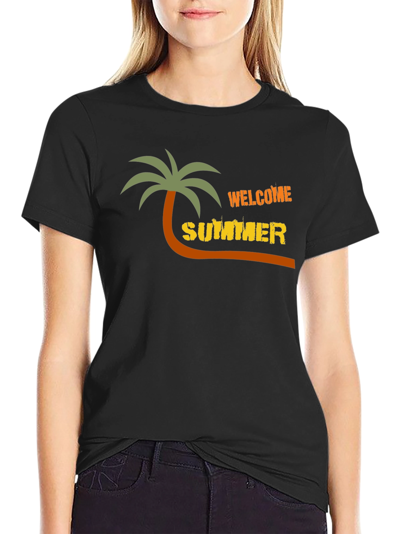 Welcome Summer T-Shirt - Black