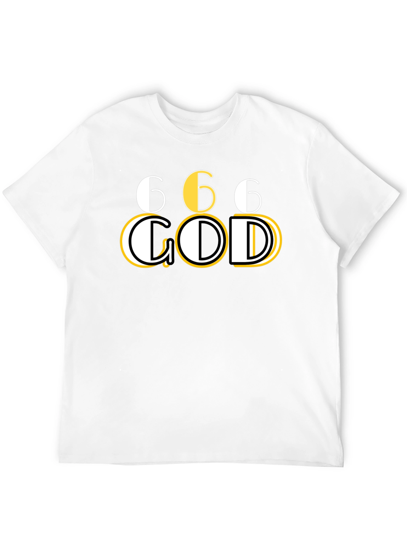 666 GOD Graphic T-Shirt - Unique Design