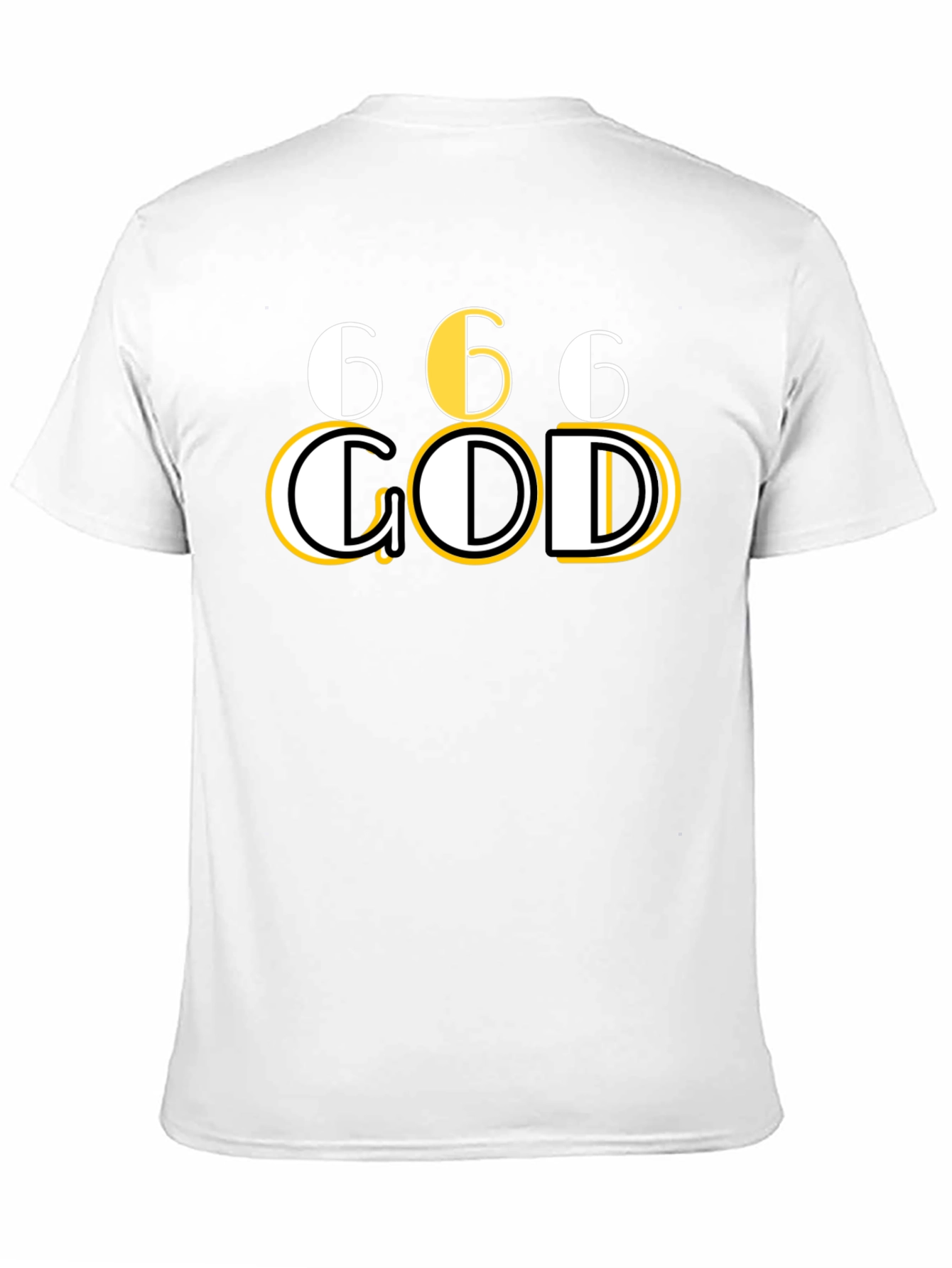 666 GOD Graphic T-Shirt - Unique Design