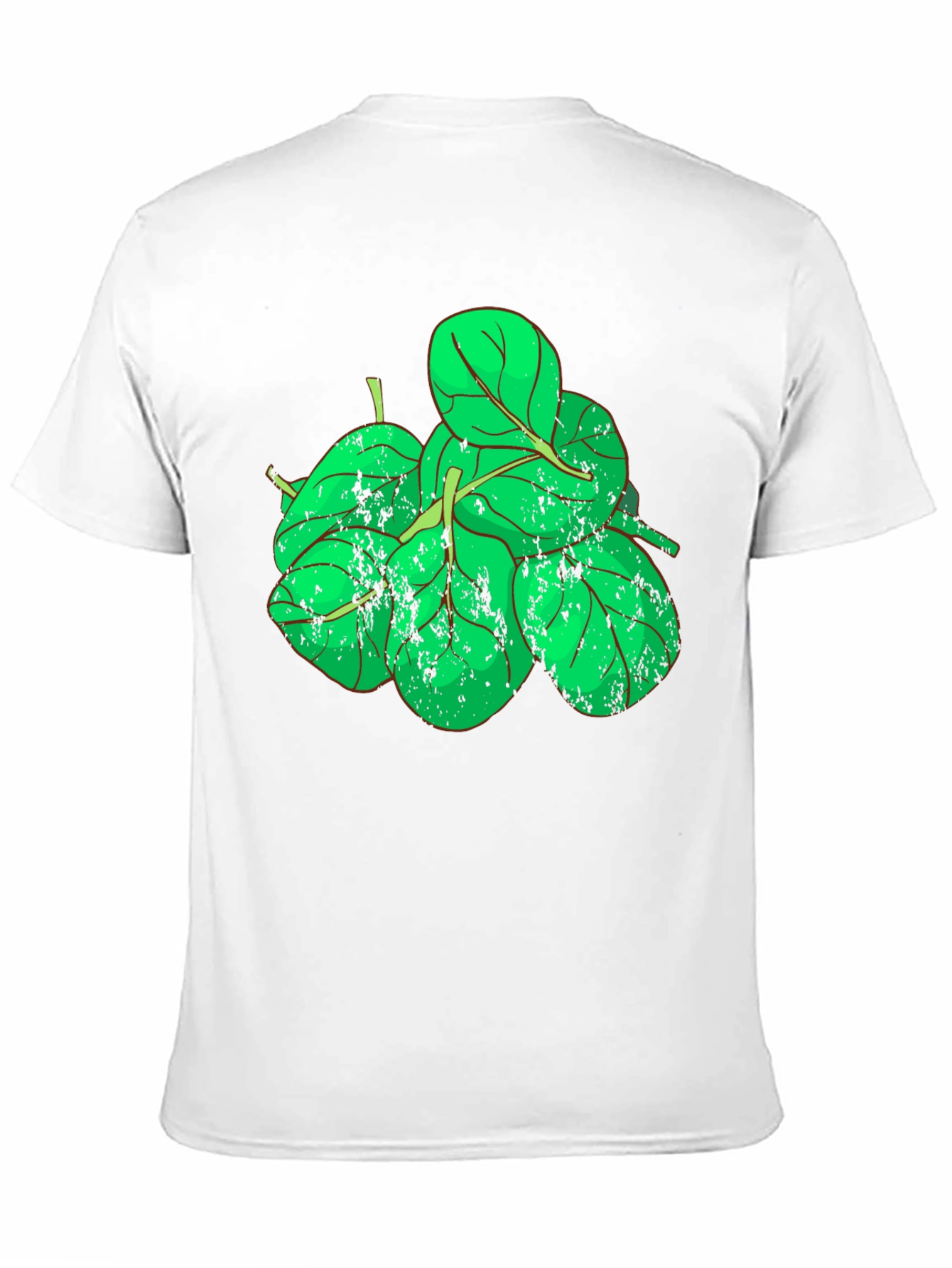 Spinach Graphic Black T-Shirt