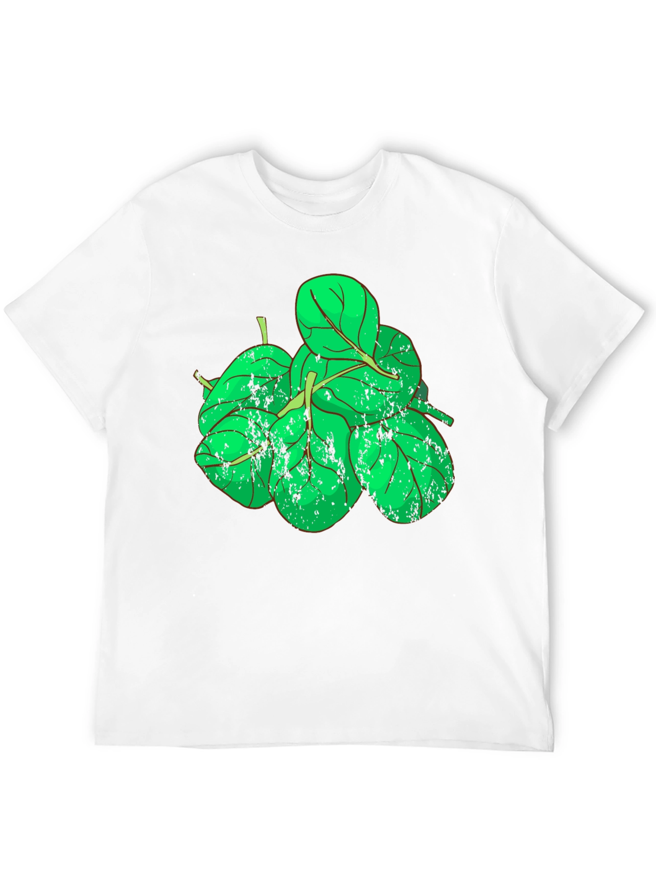 Spinach Graphic Black T-Shirt