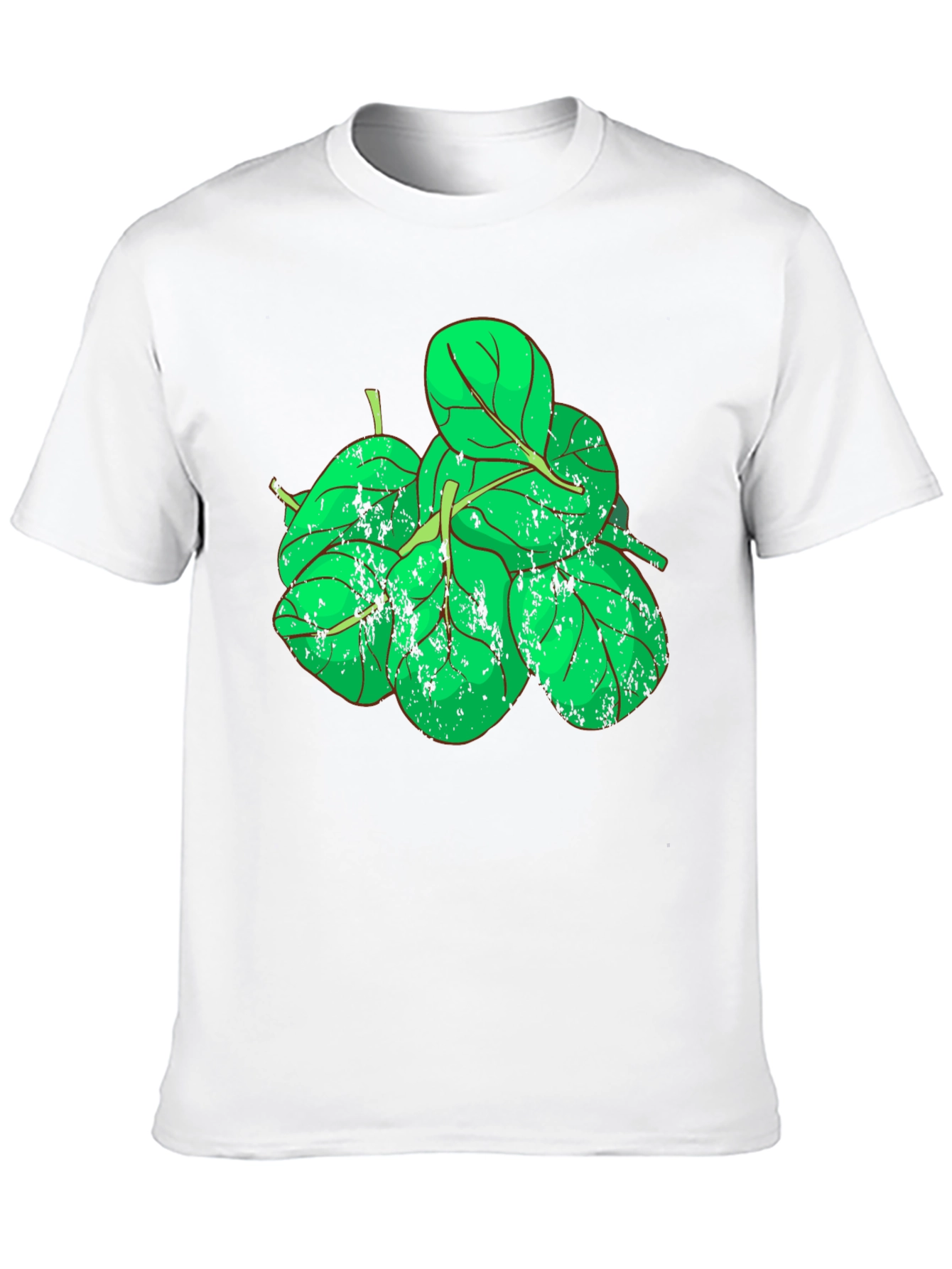 Spinach Graphic Black T-Shirt