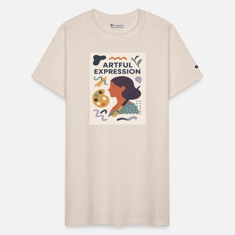 Artful Expression Artistic Woman Design