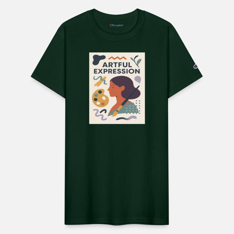 Artful Expression Artistic Woman Design